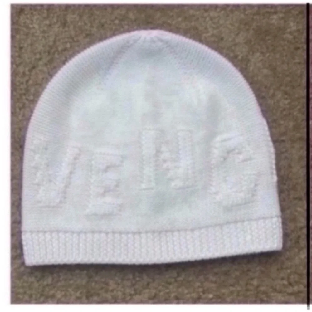 Givenchy Ivory White Knit Beanie Hat - Picture 8 of 8